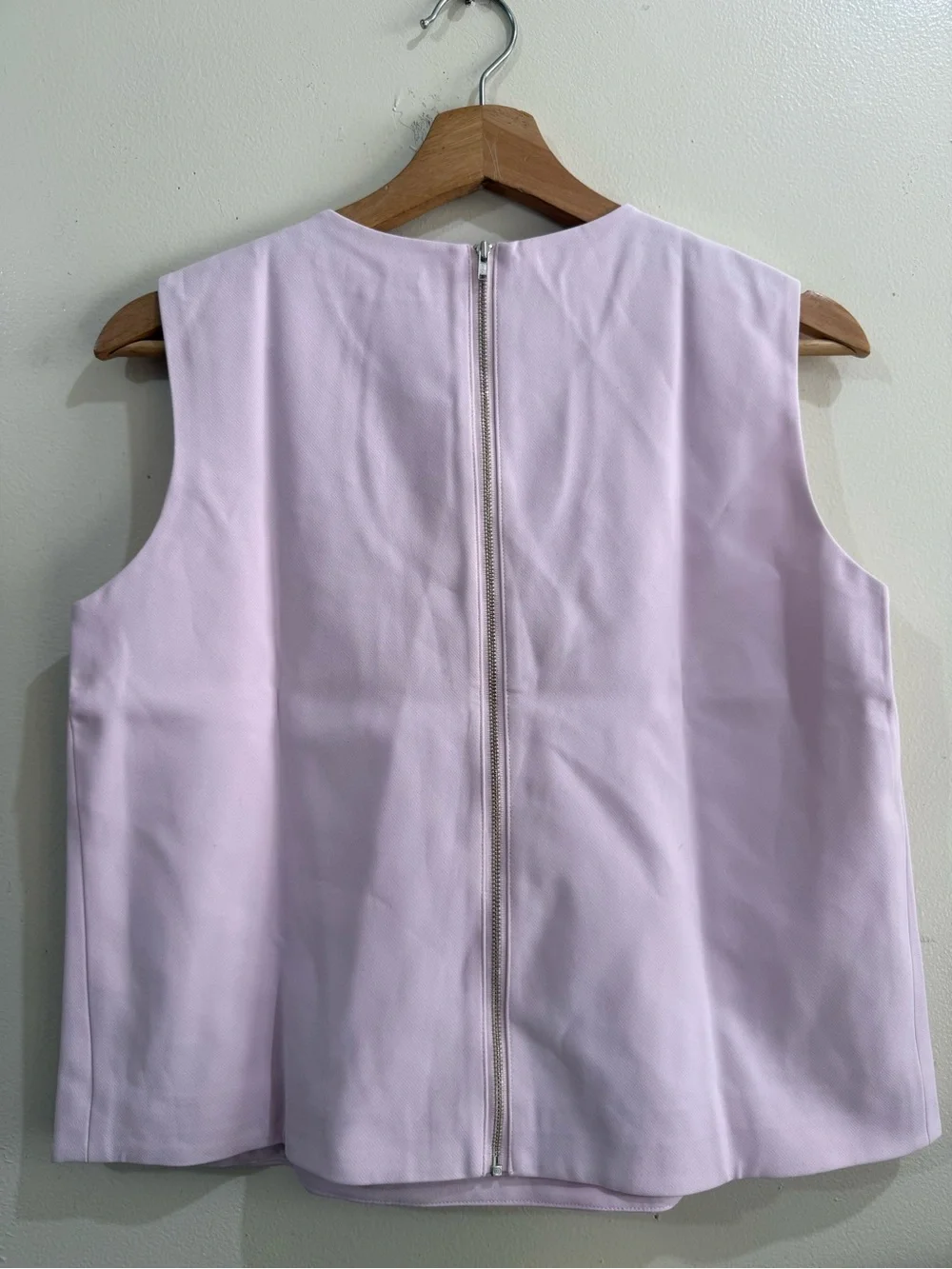 Achro Sleeveless Pale Pink Round-Neck Blouse by Theory